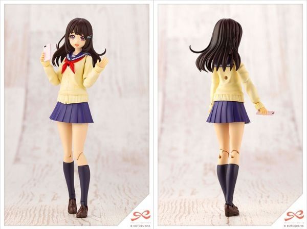 tùy biến mô hình gái Sousai Shojo Teien Madoka Yuki Touou High School Winter Clothes Kotobukiya