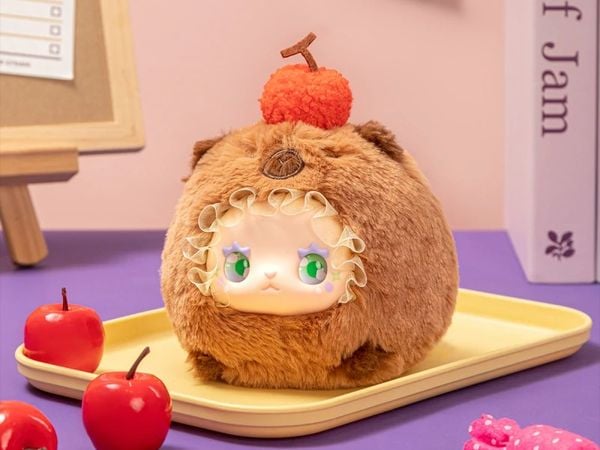 Hộp Mù LOVELY EMMA RUA RUA ZOO Vinyl Face Plush Keychain Blind Box chứa các mô hình gấu bông dễ thương, mang lại sự bất ngờ