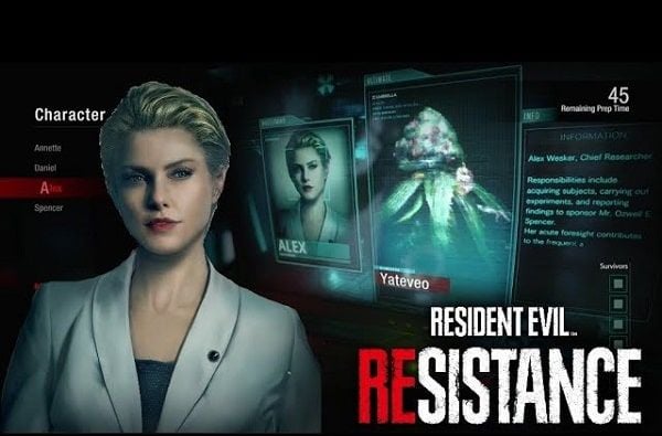 Alex Wesker Resident Evil Revelations 2 Resistanc