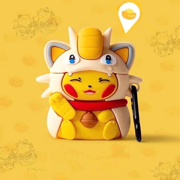 Cửa hàng bán Case bảo vệ hộp sạc AirPods hình Pokemon Pikachu Meowth Maneki Neko