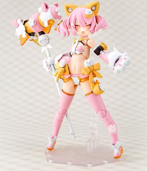 Mô hình lắp ráp  mecha girl Megami Device Puni Mofu Mao KP740 chính hãng Kotobukiya chất lượng tốt chi tiết đẹp mắt tạo dáng đa dạng thú vị
