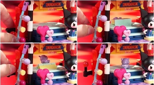 Mô hình khối gạch Keeppley Sanrio Magic Circus Kuromi K20827 đồ chơi đẹp mắt chất lượng tốt giá rẻ trưng bày trang trí góc học tập bàn làm việc phòng khách phòng ngủ không gian sống