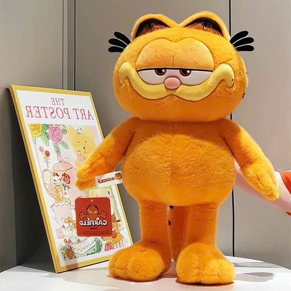 Thú bông mèo Garfield 36cm đáng yêu, phụ kiện lý tưởng để làm quà tặng hoặc trang trí bàn làm việc