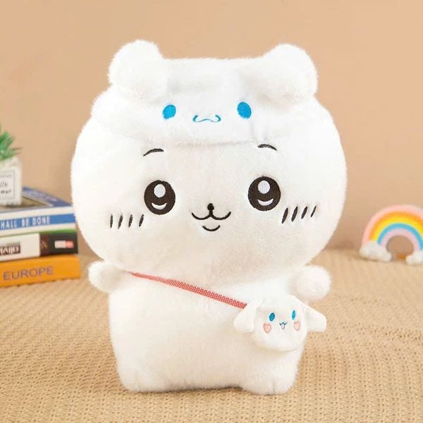 Thú bông Chiikawa x Sanrio đáng yêu, phụ kiện lý tưởng để làm quà tặng hoặc trang trí bàn làm việc