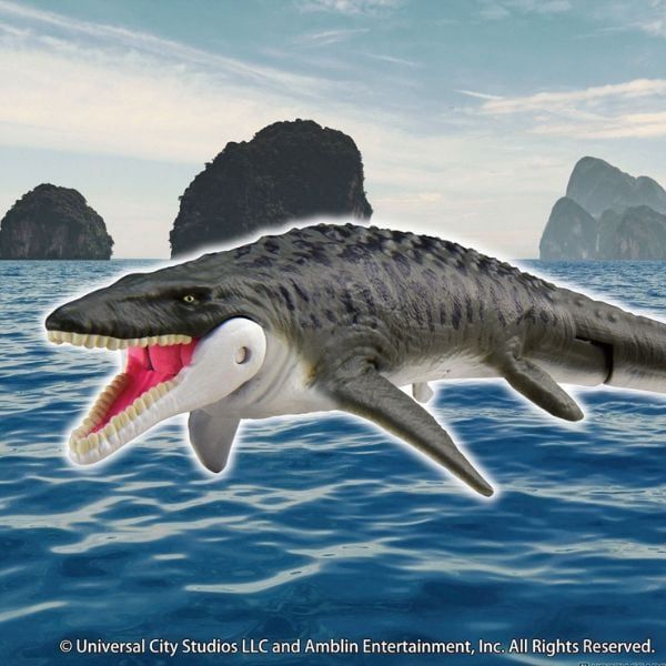 Ania Jurassic World Khủng Long Mosasaurus màu sắc chân thực