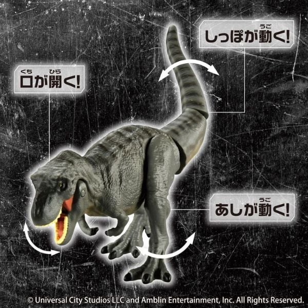 Ania Jurassic World Khủng Long T-Rex Rebirth Ver. Có khớp cử động linh hoạt