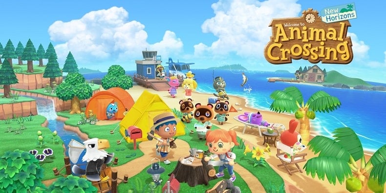 Animal Crossing New Horizons game Nintendo Switch hay