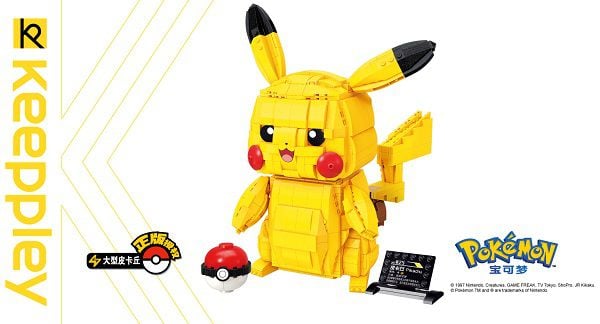 Shop bán Đồ chơi lắp ráp xếp hình Pikachu Large Pokemon Keeppley S0101 giá rẻ chính hãng