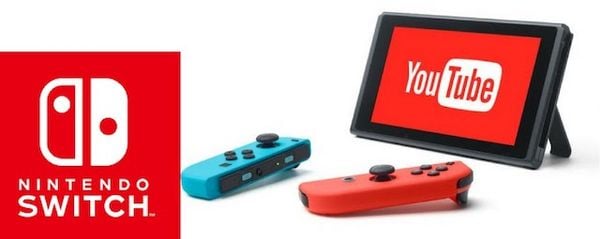 App Youtube trên Nintendo Switch