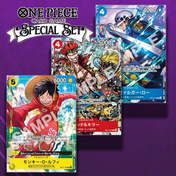 Bài One Piece Card Game The 3 Captains Card Pack 2024 V Jump Special sở hữu thẻ siêu hiếm giá trị cao