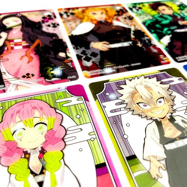 Thẻ bài bo góc Carddass Demon Slayer Kimetsu No Yaiba Stained Glass Card Vol. 2 Bandai
