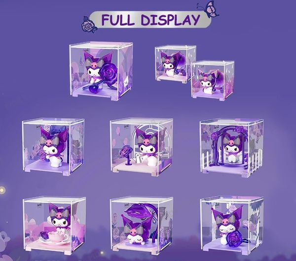Shop bán Mô Hình Kuromi Dream Rose Garden Moetch Blind Box MM01 unbox hộp mù may mắn test nhân phẩm thú vị