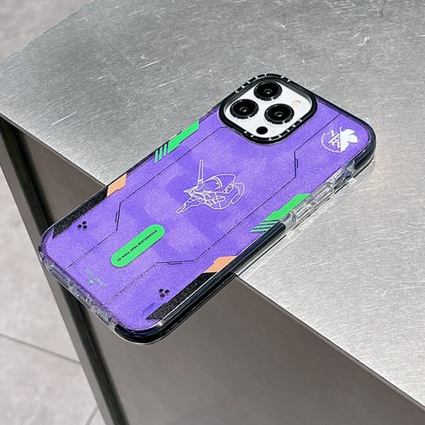 Case iPhone 15 Pro Max Plus hình anime manga Evangelion Unit 01 giá tốt