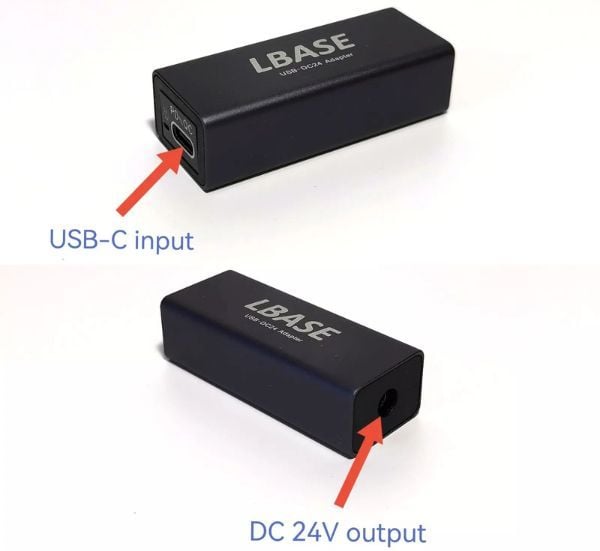 Nguồn đế đèn LED custom mô hình LBASE USB-DC24 Adapter EMUL-24V thiết kế nhỏ gọn tiện lợi chất lượng tốt