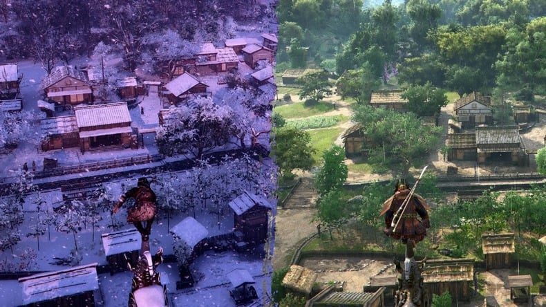 Yasuke khó có thể di chuyển lén lút nhẹ nhàng