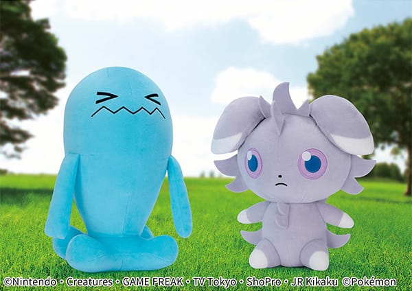 Gấu bông Pokemon Wobbuffet Espurr - Banpresto Big Plush chính hãng Nhật