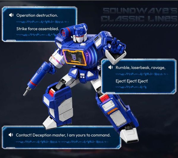 Mô hình Blokees Transformers Action Edition Soundwave Limited Model Kit 71172 dành cho fan robot biến hình mua tại nShop
