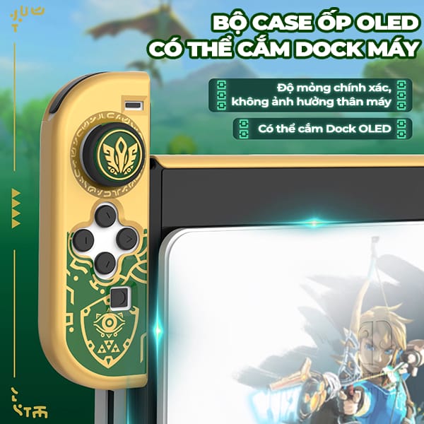 Mua ốp bảo vệ trang trí máy chơi game Nintendo Switch OLED Zelda Tears of the Kingdom IINE L809