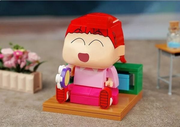 review Mô hình Keeppley Crayon Shin Chan Nene K20603 đẹp mắt trang trí trưng bày bàn học kệ sách