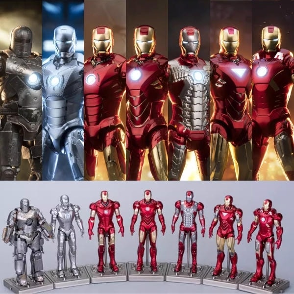 Mô Hình Marvel Iron Man Mark IV Inch ZD Toys ZM22