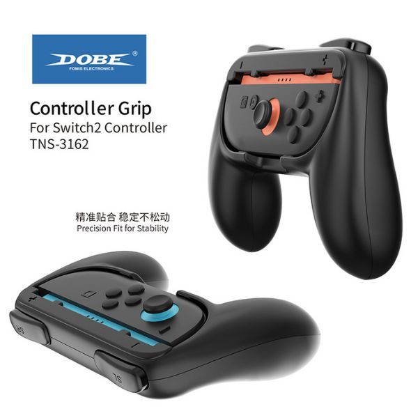 Tay cầm Handgrip Joy-con Nintendo Switch 2 Black DOBE TNS-3162 Thiết Kế Phù Hợp Với Tay Của Bạn