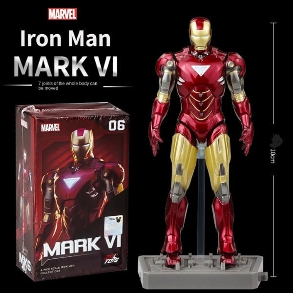Shop bán mô hình đồ chơi Marvel Iron Man Mark VI chính hãng ZD Toys giá tốt