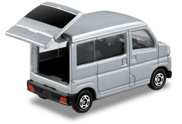 B Xe van đồ chơi Tomica No. 30 Daihatsu HiJet có thể đóng cở cửa sau