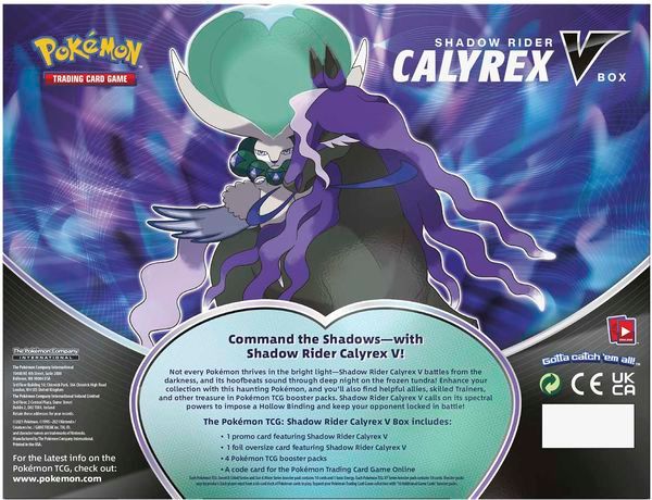 bài Pokemon TCG Shadow Rider Calyrex V Box mạnh nhất