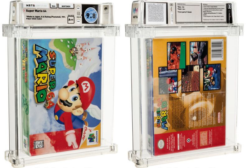 bán đấu giá game Super Mario 64