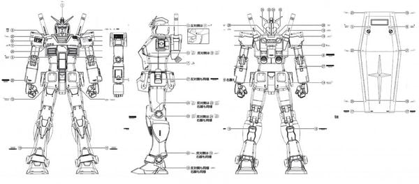 Bản thiết kế Gundam RX-78-2