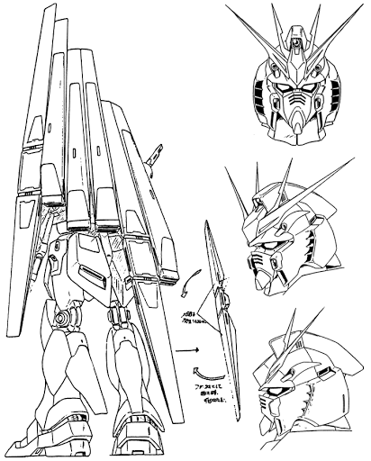 Bản thiết kế RX-93 Nu Gundam