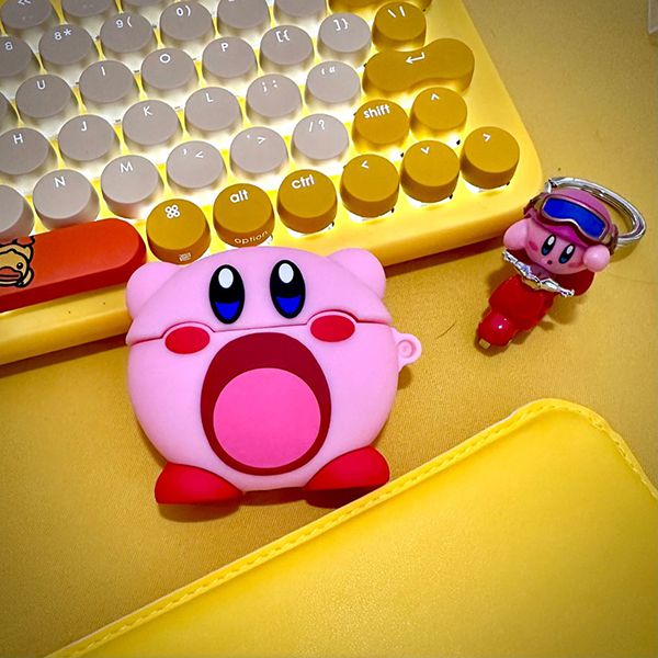 Bao silicon chống sốc cho hộp sạc AirPods hình Kirby giá rẻ