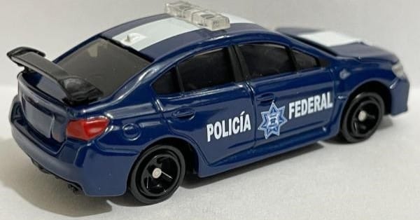 Xe cảnh sát mô hình Tomica AEON No. 68 Subaru WRX STI Type S Mexican Police Type trang trí bàn học bàn làm việc