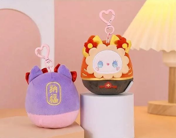Hộp Mù Lucky Emma Móc Khóa Thú Bông Hương Rừng Bí Ẩn Blind Box mở random may mắn nhận móc khóa gấu bông mềm mại êm ái