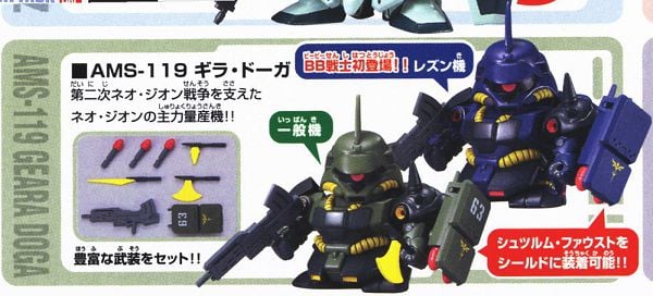 Mô hình chibi Char's Counterattack Set - SD BB - Mô hình Gundam chính hãng Bandai
