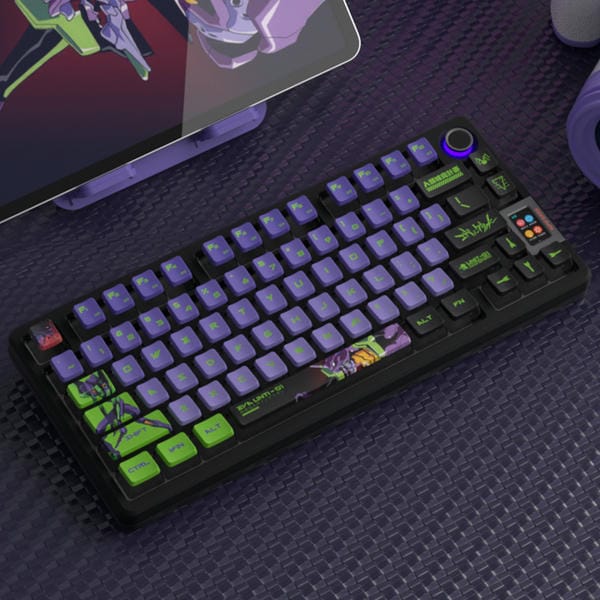 Mua Bộ Keycap OEM PBT Evangelion Unit-01 122 nút pudding xuyên LED giá tốt
