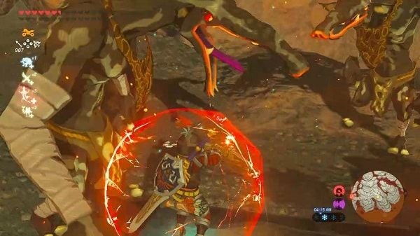 Bomb Arrow Daruk Protection in Zelda