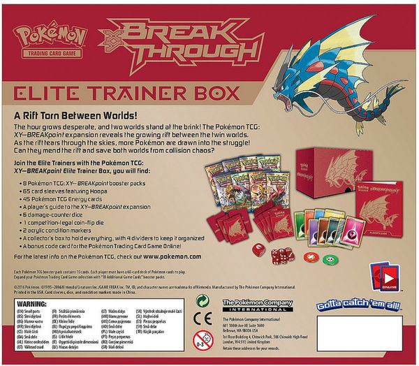 BREAKPOINT ELITE TRAINER BOX POKEMON TRADING CARD GAME
