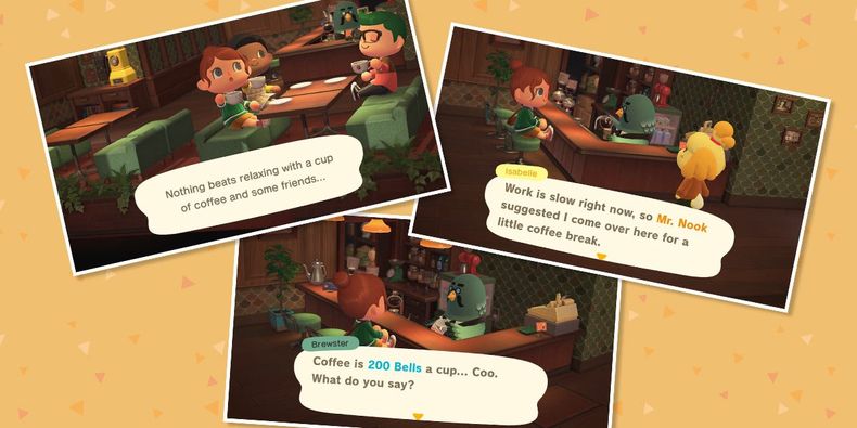Brewster roost cafe Animal Crossing New Horizons update