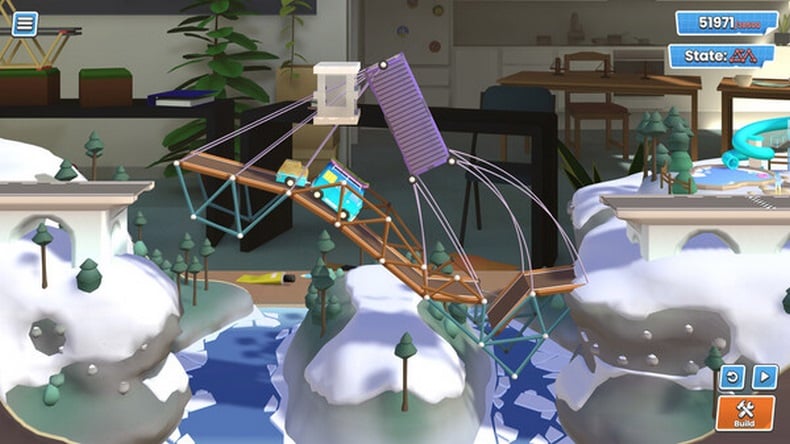 Tóm tắt các tính năng chính trong Bridge Constructor Studio