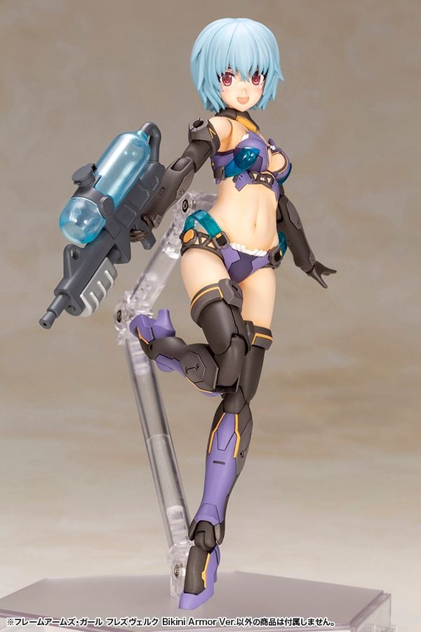 Mô hình lắp ráp Frame Arms Girl Hresvelgr Bikini Armor Ver. Kotobukiya FG058X tạo dáng đa dạng thú vị thích hợp trưng bày làm quà tặng