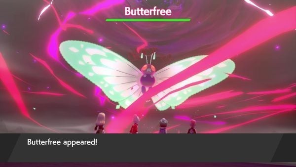 butterfree pokemon sword shield switch lite