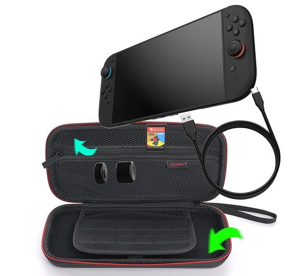 Bóp Đựng Nintendo Switch 2 Tiêu Chuẩn DOBE TNS-3173 cao cấp giúp bảo quản máy Switch 2 tránh va đập, hàng chính hãng tại nShop