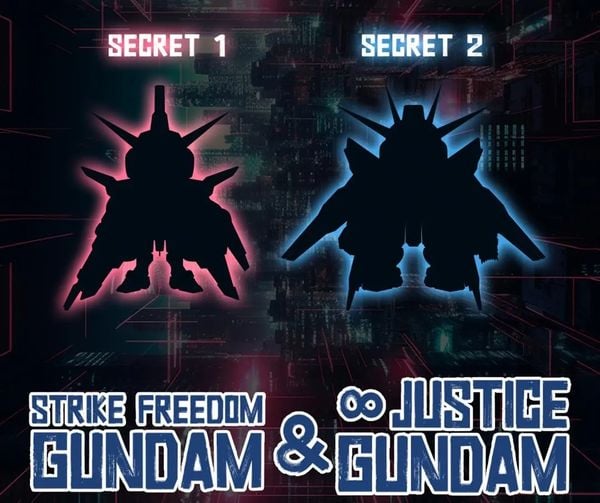 trọn bộ tất cả robot QMSV Mini Strike Freedom Gundam & Infinity Justice Gundam Blind Box