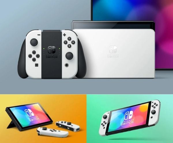 các kiểu chơi game Nintendo Switch OLED Model