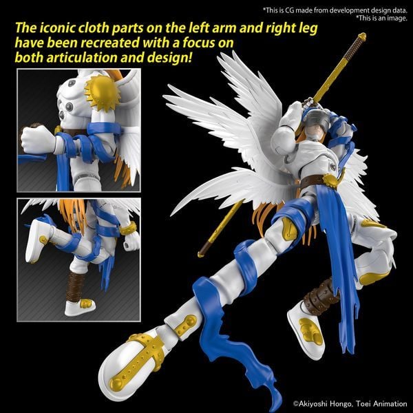 cách sơn mô hình Angemon Figure-rise Standard Digimon Adventure