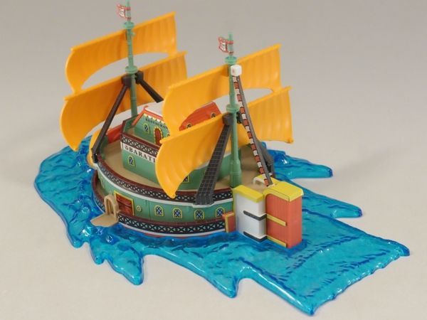 cách sơn mô hình tàu Baratie One Piece Grand Ship Collection