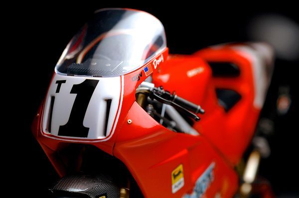 cách sơn mô hình xe Ducati 888 Superbike Racer 1-12 Tamiya 14063