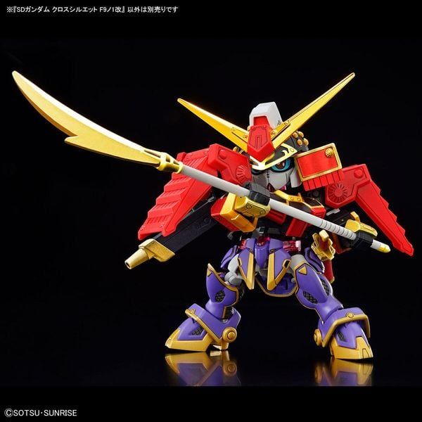 cách sơn mô hình F-Kunoichi Kai SD Gundam Cross Silhouette