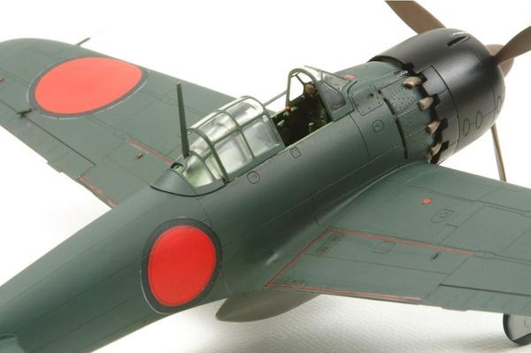 cách sơn mô hình Mitsubishi A6M5 Zero Fighter Zeke 1/72 Tamiya 60779